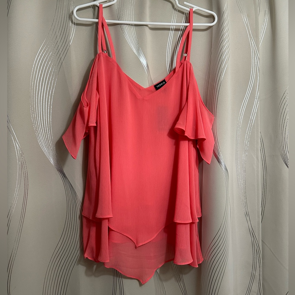 Pink Torrid Cold Shoulder Swing Cami - NWT